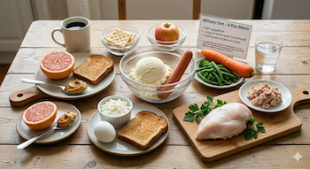 Military Diet Menu Plan
